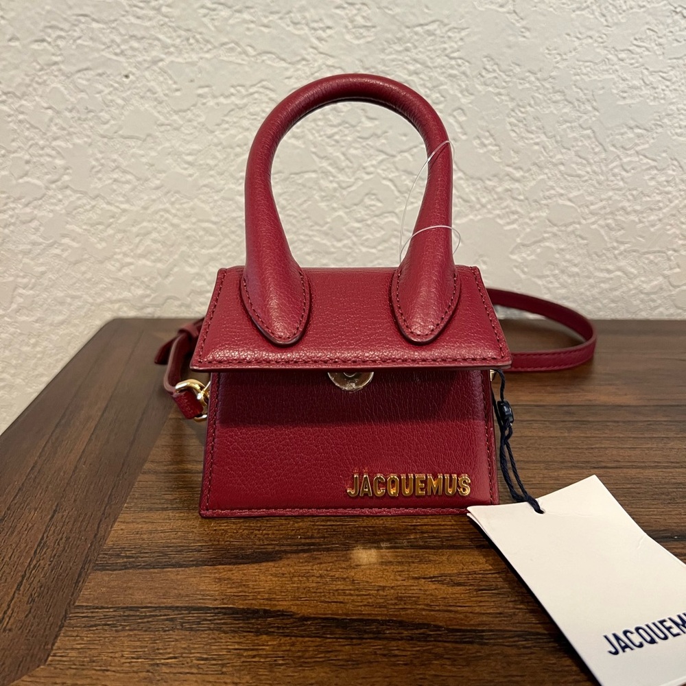 Jacquemus The Chiquito Wine Red